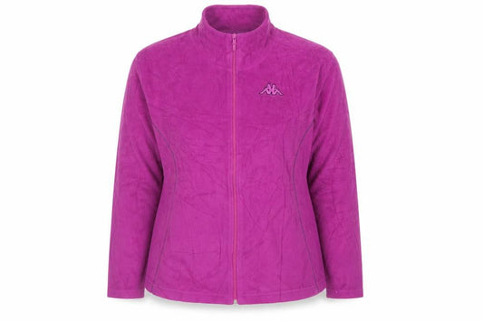 Kappa Womens Purple Fleece Full Zip Jacket Size 2XL