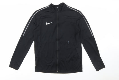 Nike Men's Black Full Zip Dri-Fit Sports Sweatshirt M