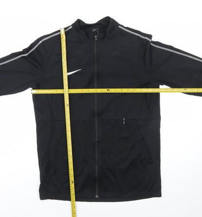 Nike Men's Black Full Zip Dri-Fit Sports Sweatshirt M