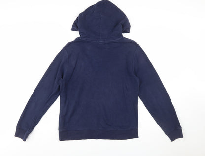 Polo Ralph Lauren Boys Navy Blue Pullover Hoodie Size 14-16 Cotton Blend