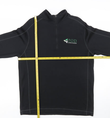 Nike Golf Men's Black L Dri-Fit Quarter Zip Sweatshirt