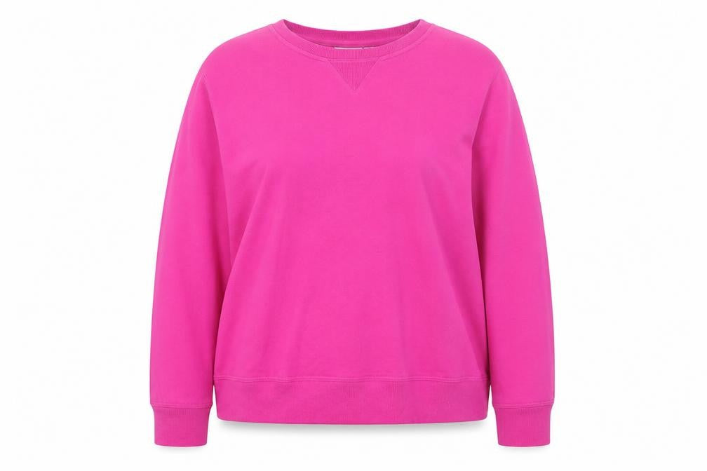 Kim Rogers Womens Pink Crew Neck Pullover Sweatshirt XL