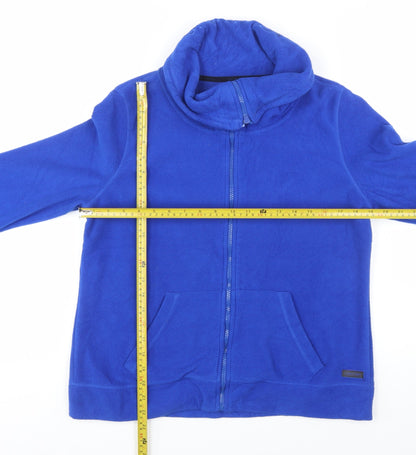 Calvin Klein Performance Women's Blue Fleece Jacket M Quick Dry