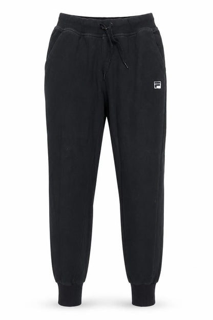 Fila Men's Black Jogger Trousers M Regular Fit Fleece Casual