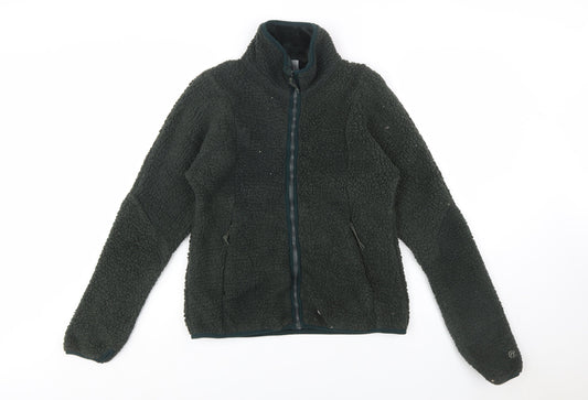 Champion Women's Green Fleece Full Zip Jacket XS