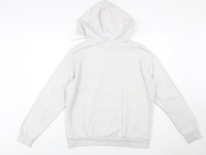 Disney Women’s Grey Mickey Mouse Hoodie Size S Pullover Sweatshirt