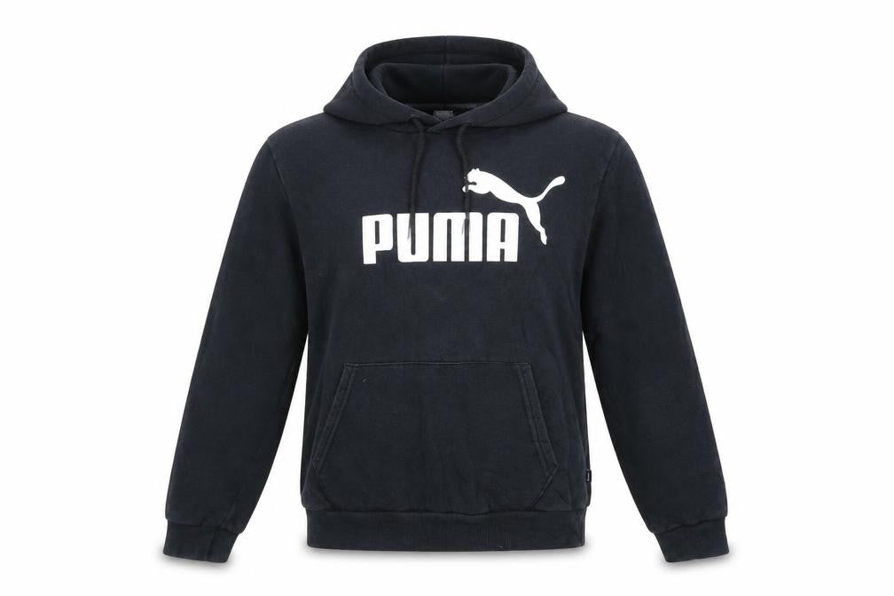 Puma Womens Black Small Pullover Hoodie Cotton Casual