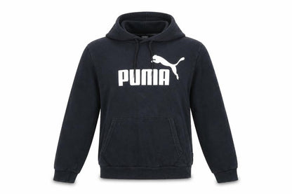 Puma Womens Black Small Pullover Hoodie Cotton Casual