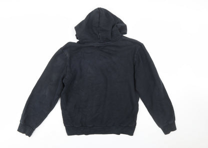 Puma Womens Black Small Pullover Hoodie Cotton Casual