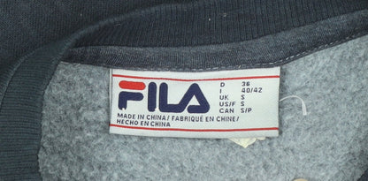 FILA Womens Blue Crew Neck Long Sleeve Sweatshirt Size S