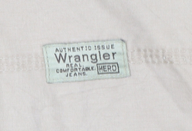 Wrangler Men Beige 44 Cargo Shorts Cotton Canvas Casual