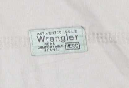 Wrangler Men Beige 44 Cargo Shorts Cotton Canvas Casual