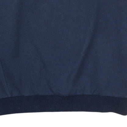 Hugo Boss Men's Blue Crew Neck Embroidered Logo Sweatshirt Size L