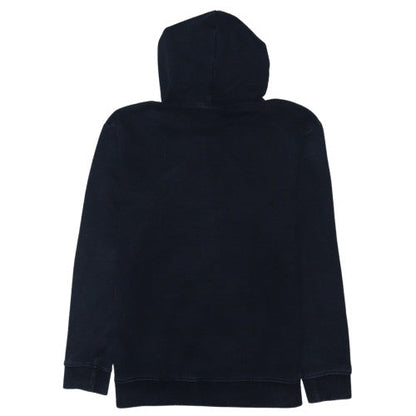 Le Coq Sportif Men's Black Pullover Hoodie L Logo Graphic Fleece