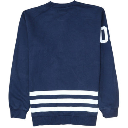 Adidas Men's Blue Crew Neck Pullover Sweatshirt M