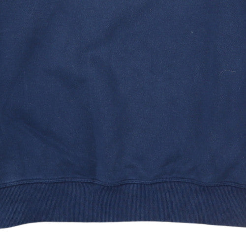 Adidas Men's Blue Crew Neck Pullover Sweatshirt M