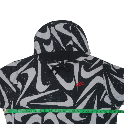 Nike Men's Black Graphic Pullover Hoodie Size L