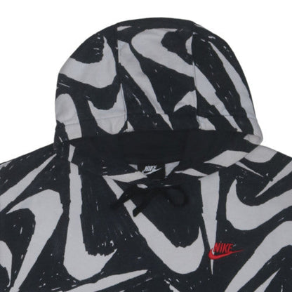 Nike Men's Black Graphic Pullover Hoodie Size L