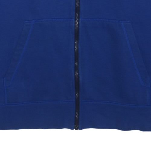 Under Armour Men Blue Full Zip Hoodie Size L Sports Fleece