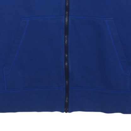 Under Armour Men Blue Full Zip Hoodie Size L Sports Fleece