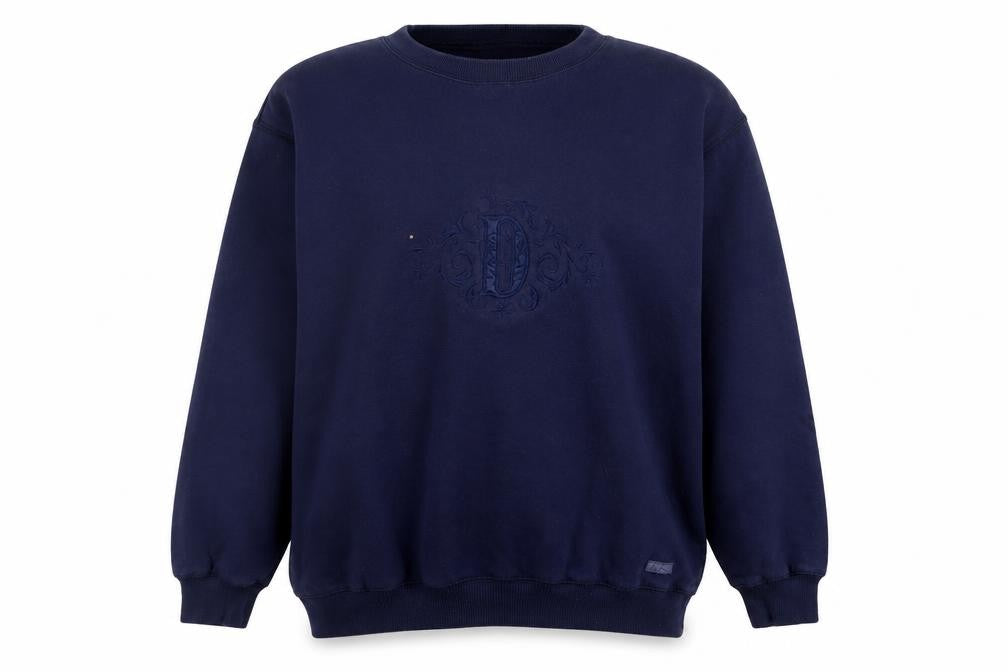 Dash Women's Navy Blue Crew Neck Pullover Sweatshirt M 12/14