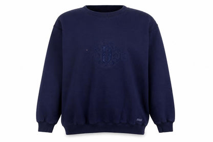 Dash Women's Navy Blue Crew Neck Pullover Sweatshirt M 12/14