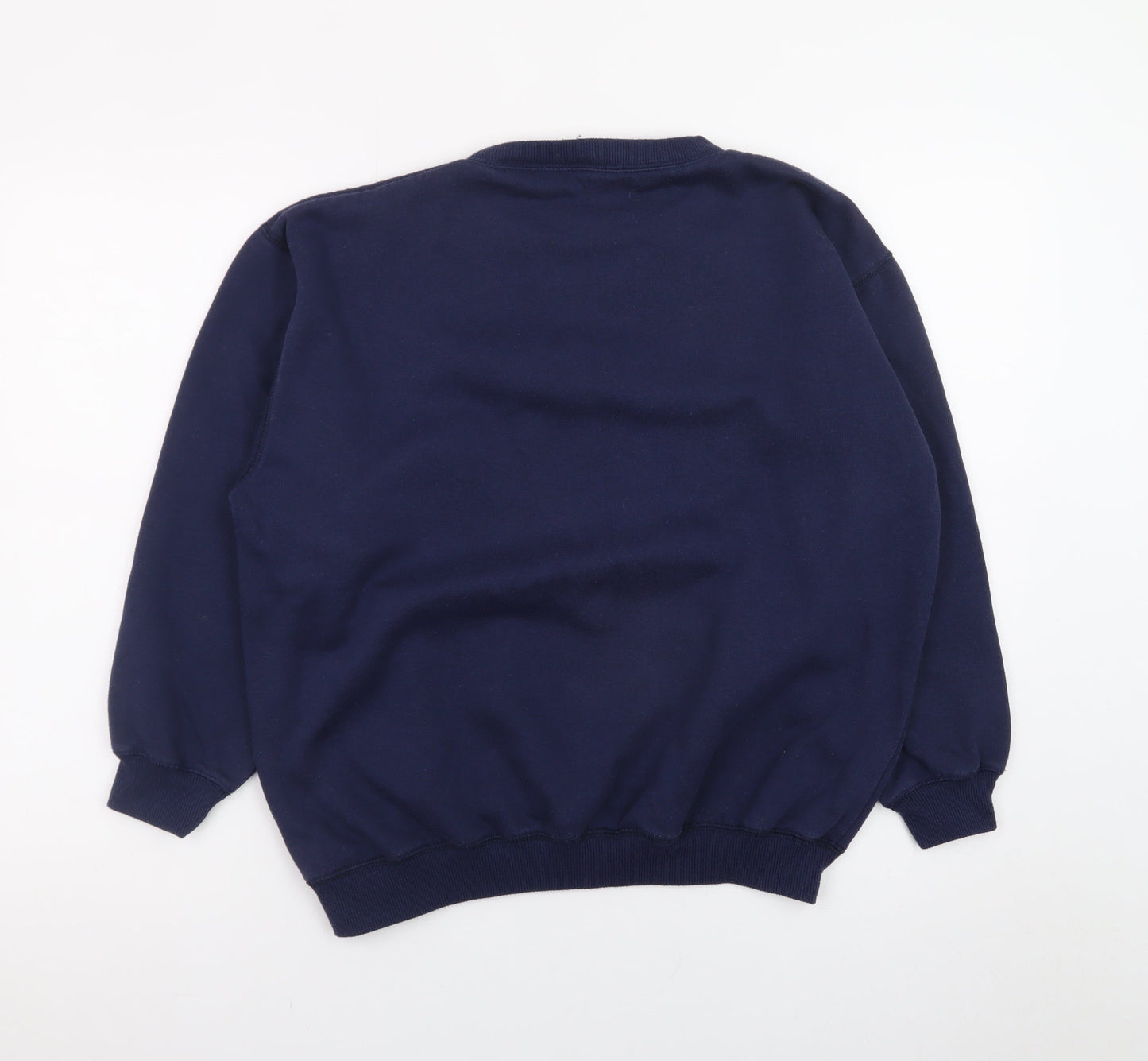 Dash Women's Navy Blue Crew Neck Pullover Sweatshirt M 12/14