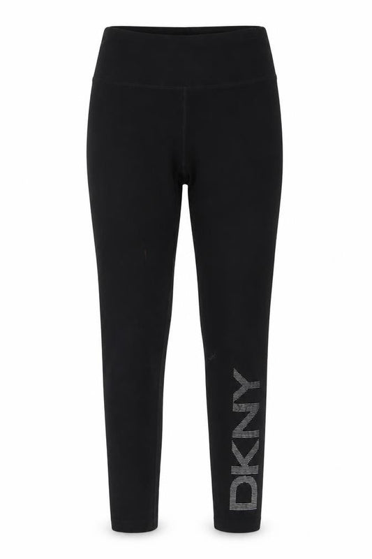 DKNY Women’s Black XS Ankle Length Logo Sport Leggings
