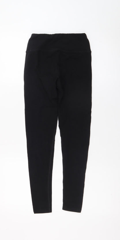 DKNY Women’s Black XS Ankle Length Logo Sport Leggings