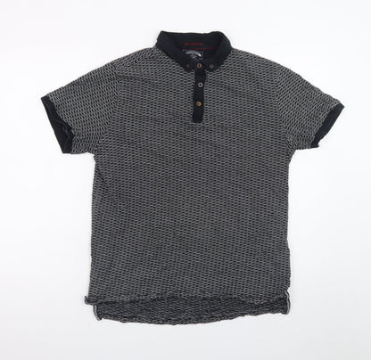 Kensington Eastside Men's Black Short Sleeve Polo Shirt Size L