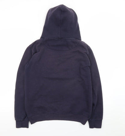 Huddersfield Town Womens Navy Hoodie Size 12 Pullover Cotton Blend