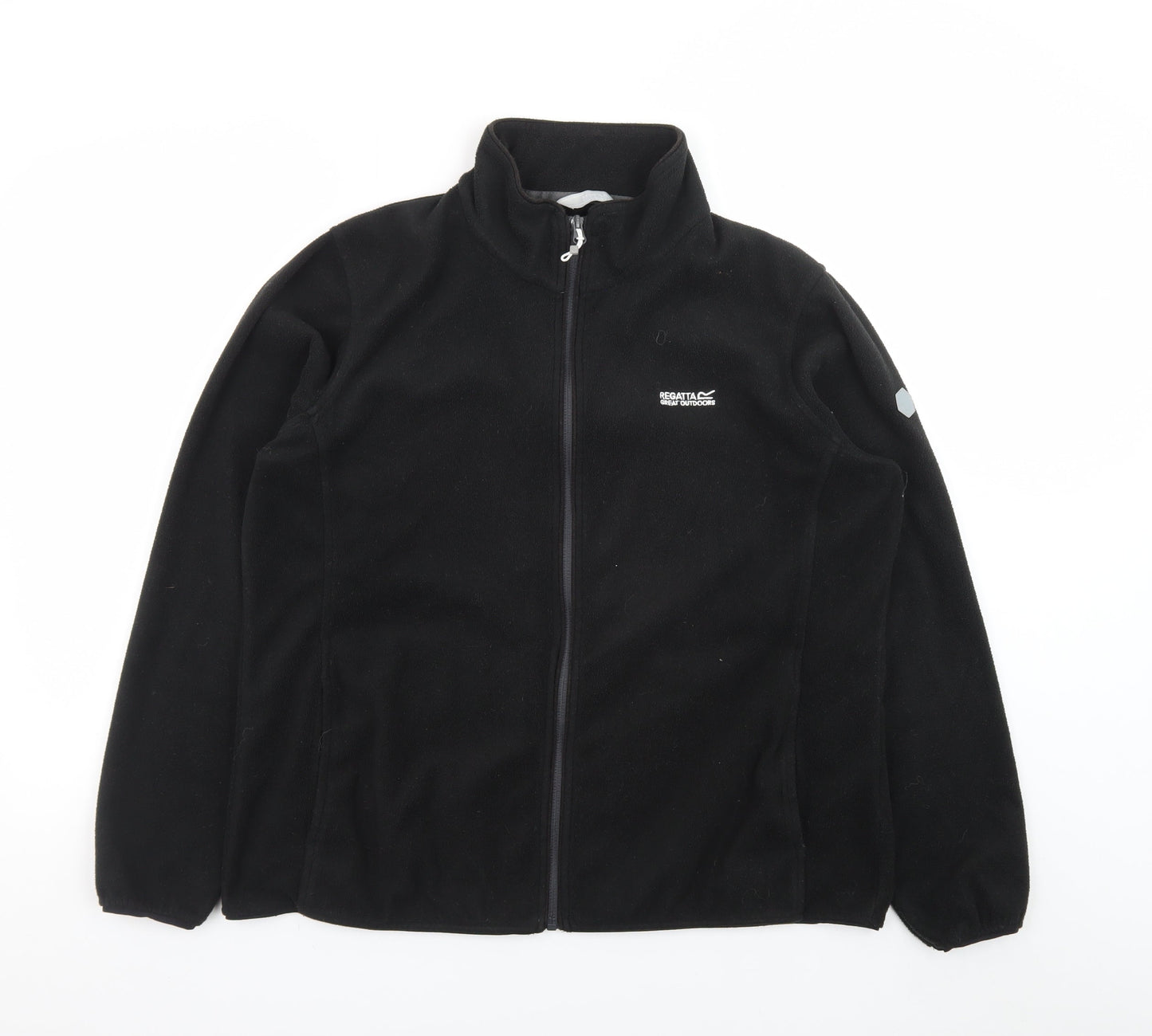 Regatta Great Outdoors Womens Black Fleece Full Zip Jacket UK 18