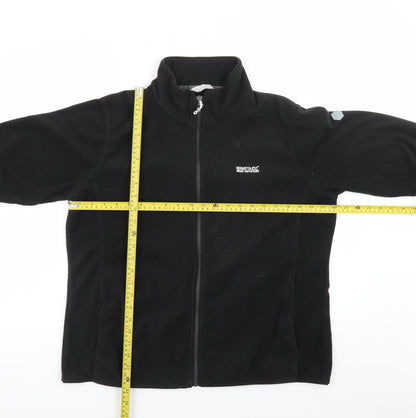 Regatta Great Outdoors Womens Black Fleece Full Zip Jacket UK 18