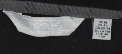 Regatta Great Outdoors Womens Black Fleece Full Zip Jacket UK 18