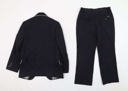1880 Club Boys Black 7-8 Years Formal Two Piece Trouser Suit