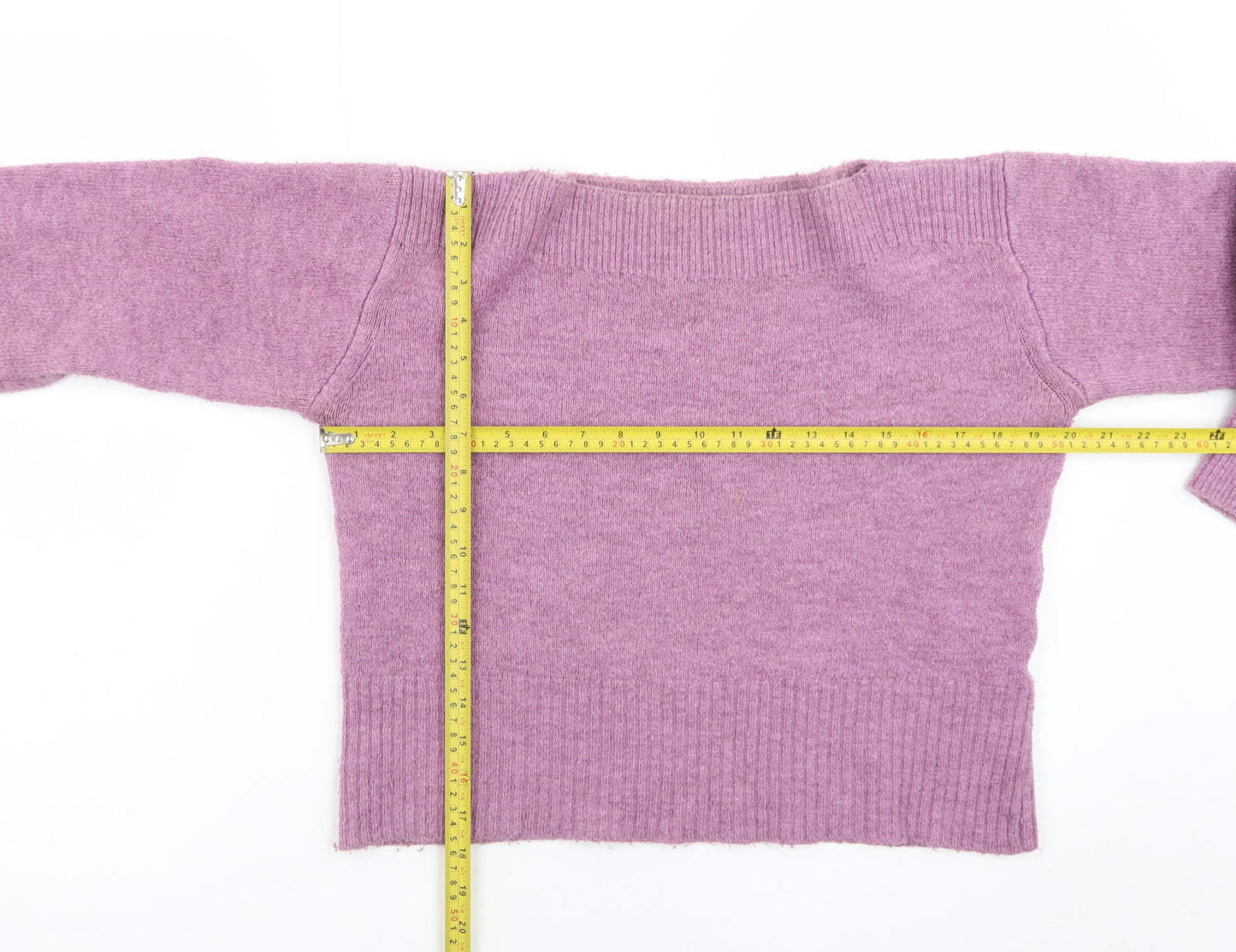 Marks and Spencer Women's Purple Knit Pullover Jumper Size S