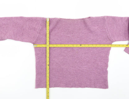 Marks and Spencer Women's Purple Knit Pullover Jumper Size S