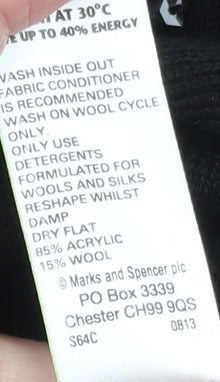 Marks and Spencer Women Black Size 18 Cardigan with Beaded Trim