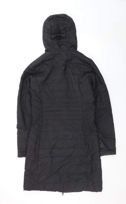Icebreaker Women’s Black XS Long Hooded Puffer Coat