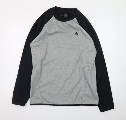 Burton Men's Grey Pullover Sweatshirt M Regular Fit Outdoor