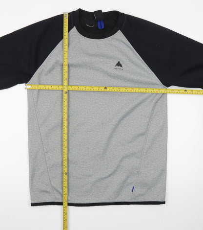 Burton Men's Grey Pullover Sweatshirt M Regular Fit Outdoor