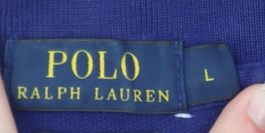 Ralph Lauren Men's Multicoloured Striped Cotton Polo Shirt L