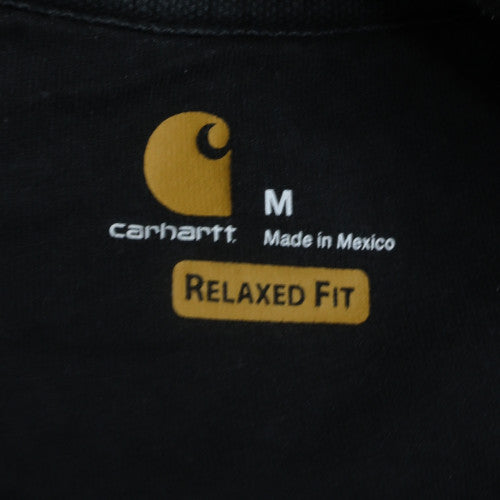 Carhartt Men's Black Medium Pullover 1/4 Zip Relaxed Fit Sweatshirt