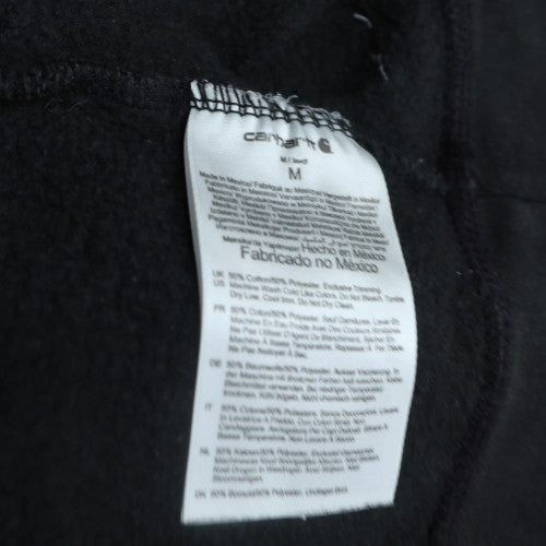 Carhartt Men's Black Medium Pullover 1/4 Zip Relaxed Fit Sweatshirt