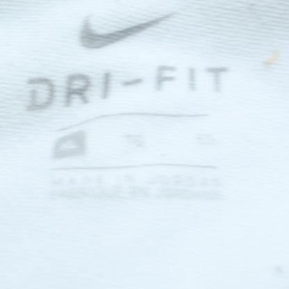 Nike Men's White Dri-FIT Long Sleeve Athletic T-Shirt Size S
