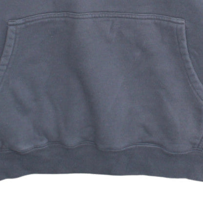 Stussy Men's Grey Pullover Hoodie S Graphic Logo Fleece Sweatshirt