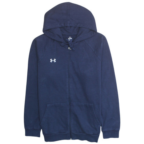 Under Armour Mens Blue XL Full Zip Hoodie Sweatshirt