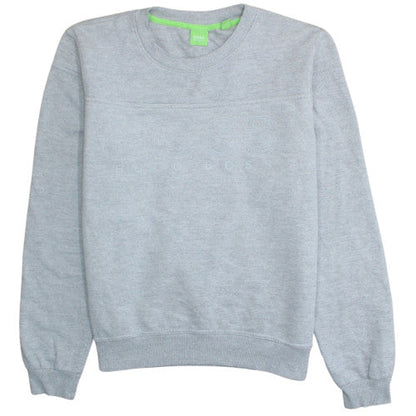Hugo Boss Men’s Grey Logo Pullover Sweatshirt Size M