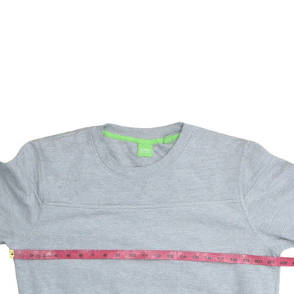 Hugo Boss Men’s Grey Logo Pullover Sweatshirt Size M
