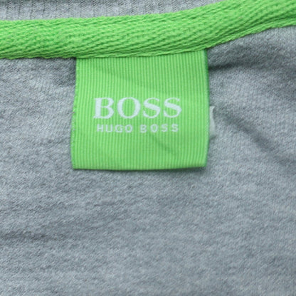 Hugo Boss Men’s Grey Logo Pullover Sweatshirt Size M